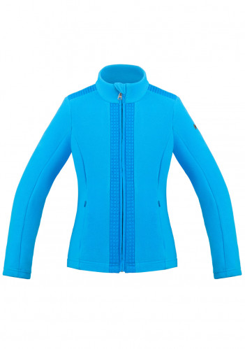 Detská dievčenská mikina Poivre Blanc W21-1702-JRGL Micro Fleece Jacket diva blue